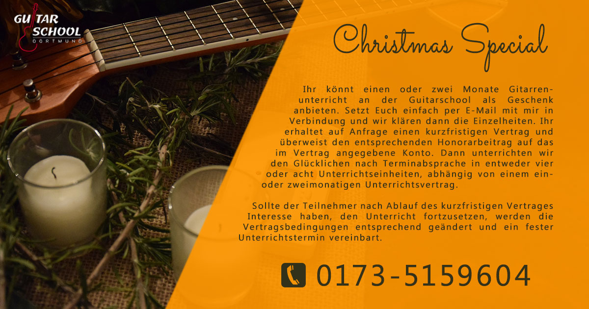 Guitarschool Dortmund Christmas Special